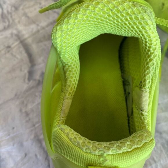 Nike Air Presto men 7 tie up low top athletic shoes neon yellow/green - Picture 11 of 13